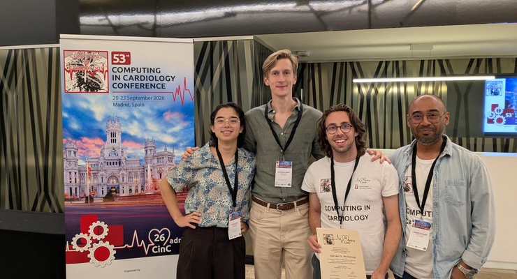 IBME student wins Best Poster Award at Computing in Cardiology (CinC) 2026